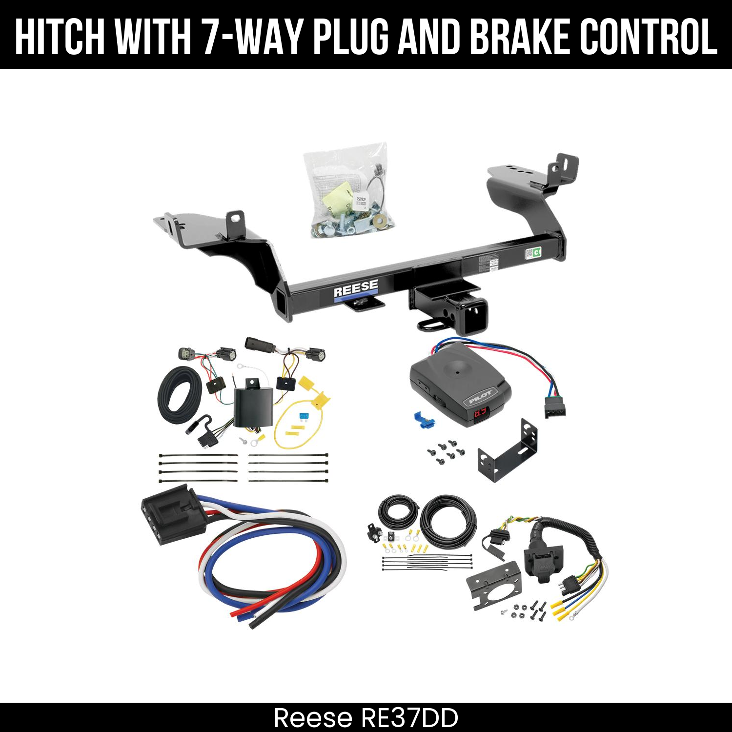Trailer Hitch , 7-Way , Pro Series Pilot Brake Control