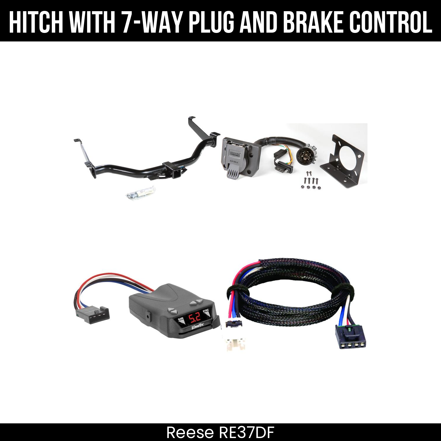 Trailer Hitch , 7-Way , Draw-Tite Activator IV Brake Control