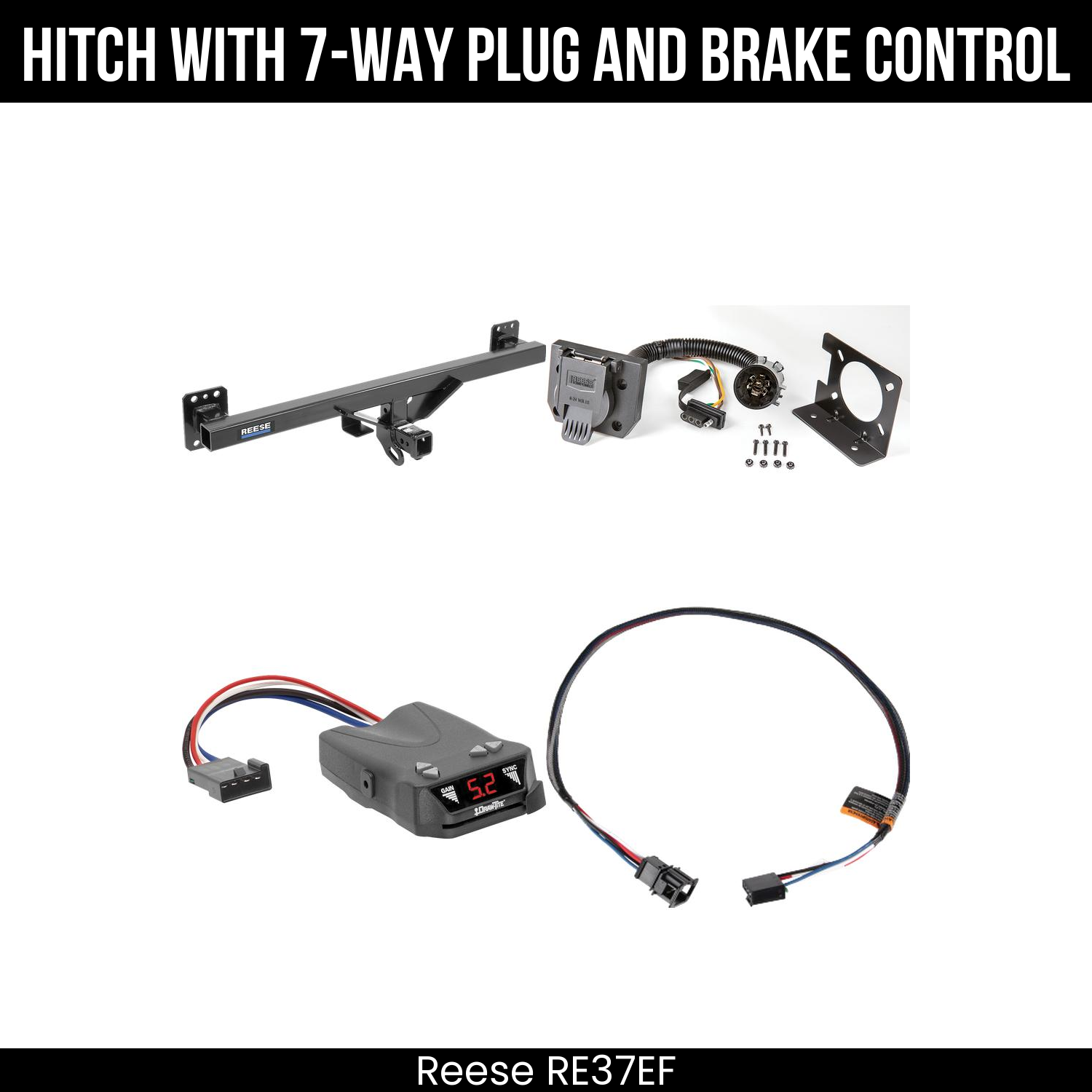Trailer Hitch , 7-Way , Draw-Tite Activator IV Brake Control