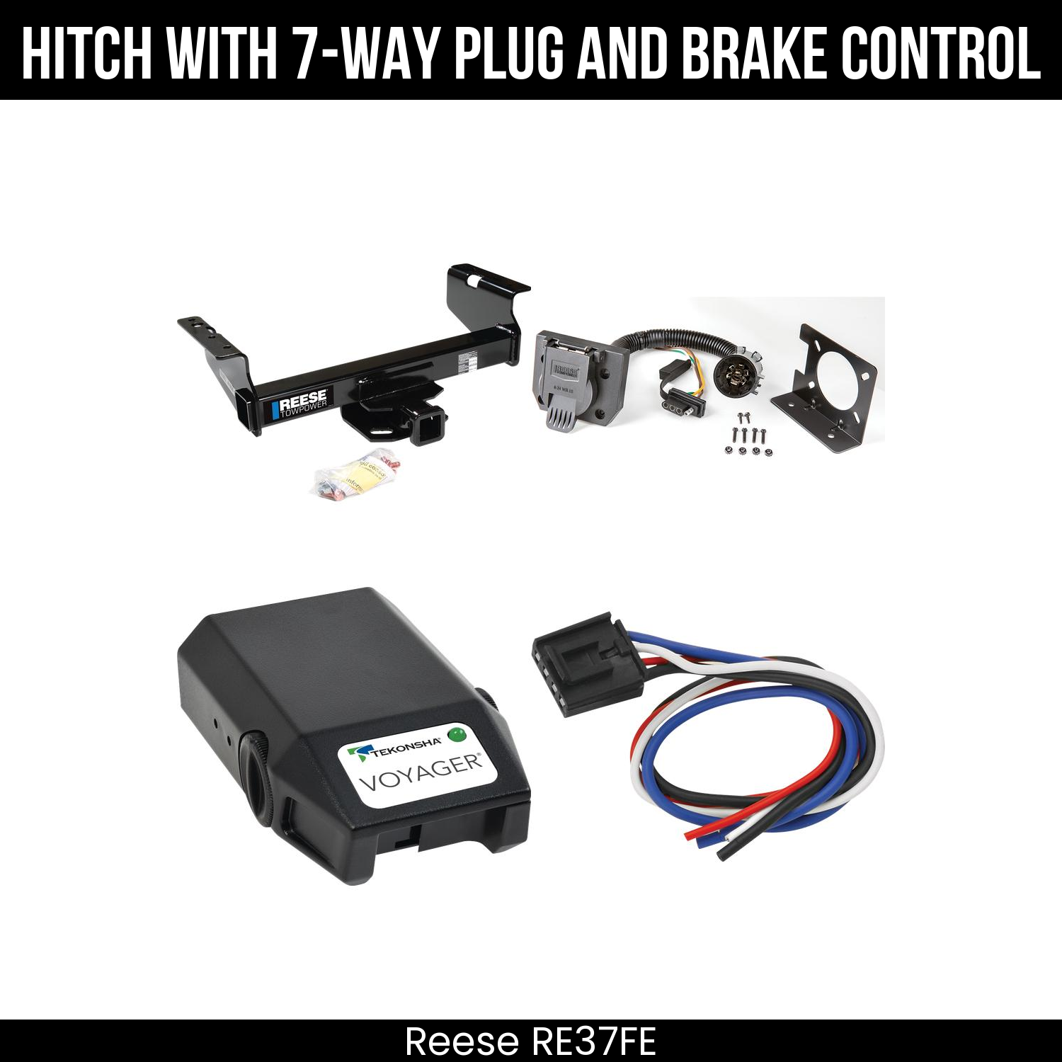Trailer Hitch , 7-Way , Tekonsha Voyager Brake Control