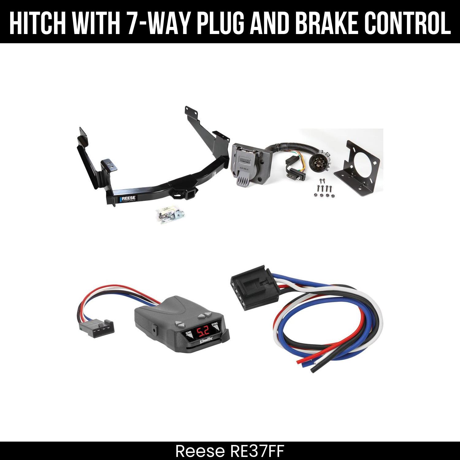 Trailer Hitch , 7-Way , Draw-Tite Activator IV Brake Control