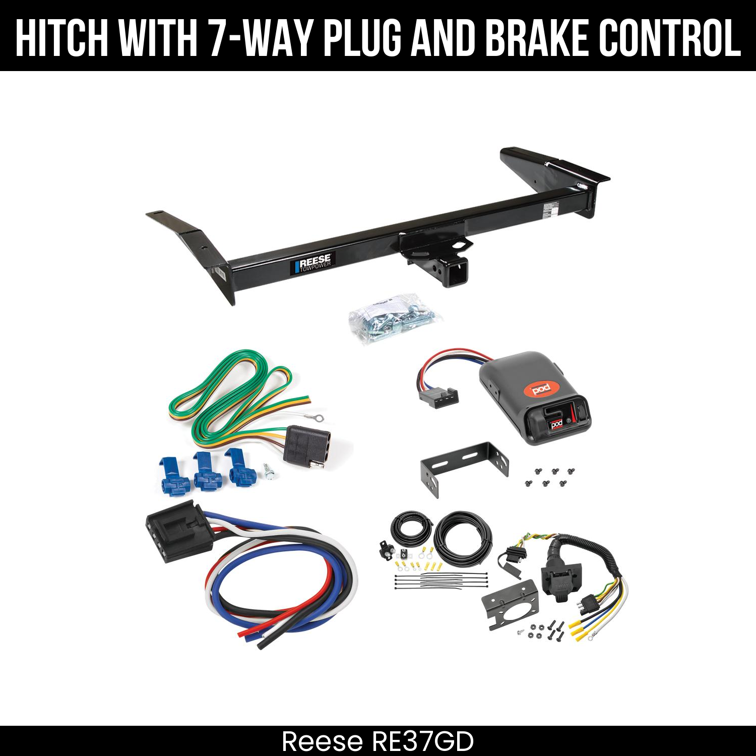 Trailer Hitch , 7-Way , Pro Series POD Brake Control