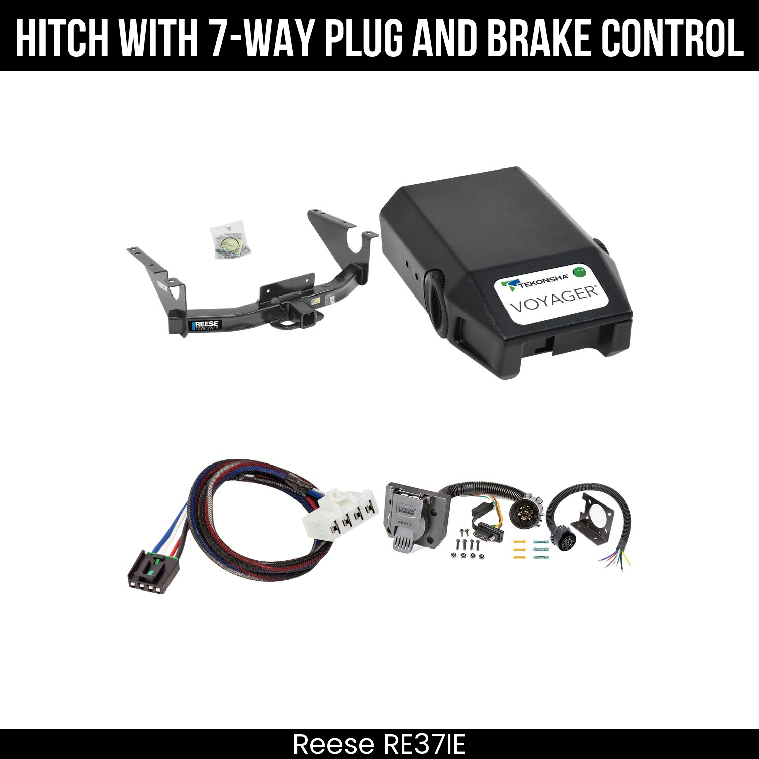 Trailer Hitch , 7-Way , Tekonsha Voyager Brake Control