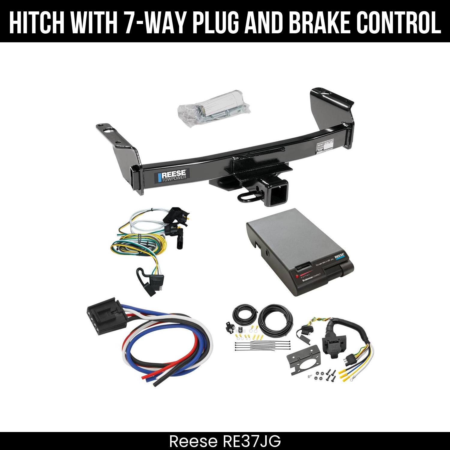 Trailer Hitch , 7-Way , Reese Brakeman Brake Control