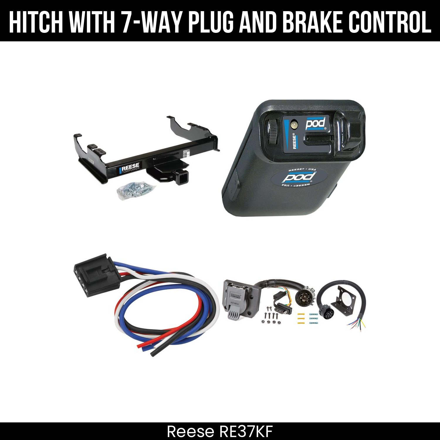 Trailer Hitch , 7-Way , Reese POD Brake Control