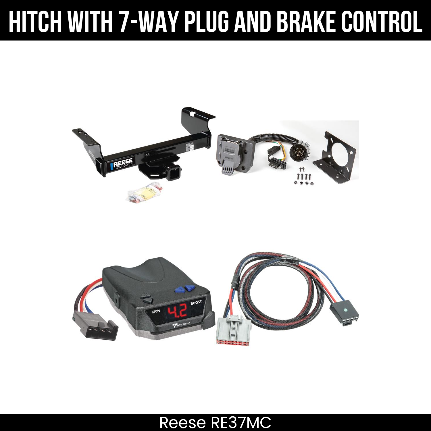 Trailer Hitch , 7-Way , Tekonsha Brake EVN Control
