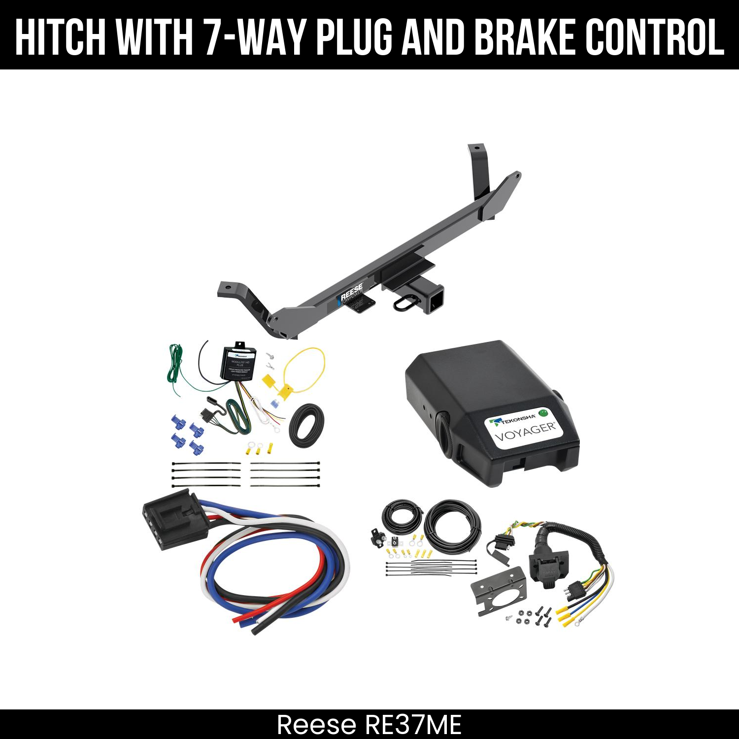 Trailer Hitch , 7-Way , Tekonsha Voyager Brake Control