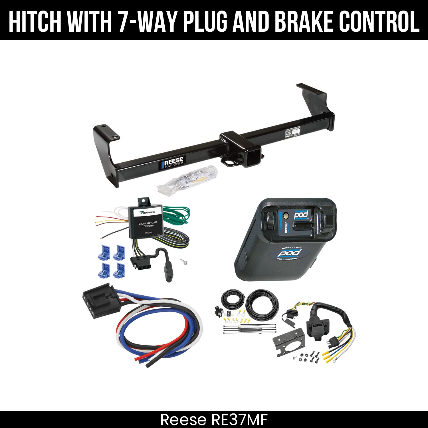 Trailer Hitch , 7-Way , Reese POD Brake Control