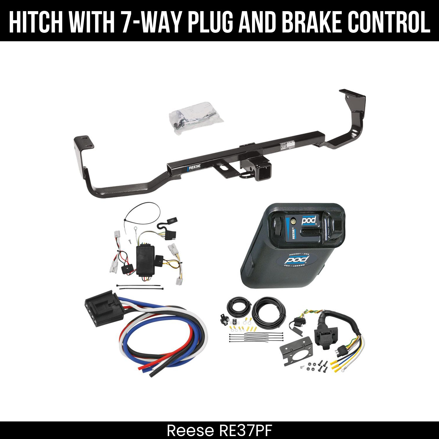 Trailer Hitch , 7-Way , Reese POD Brake Control