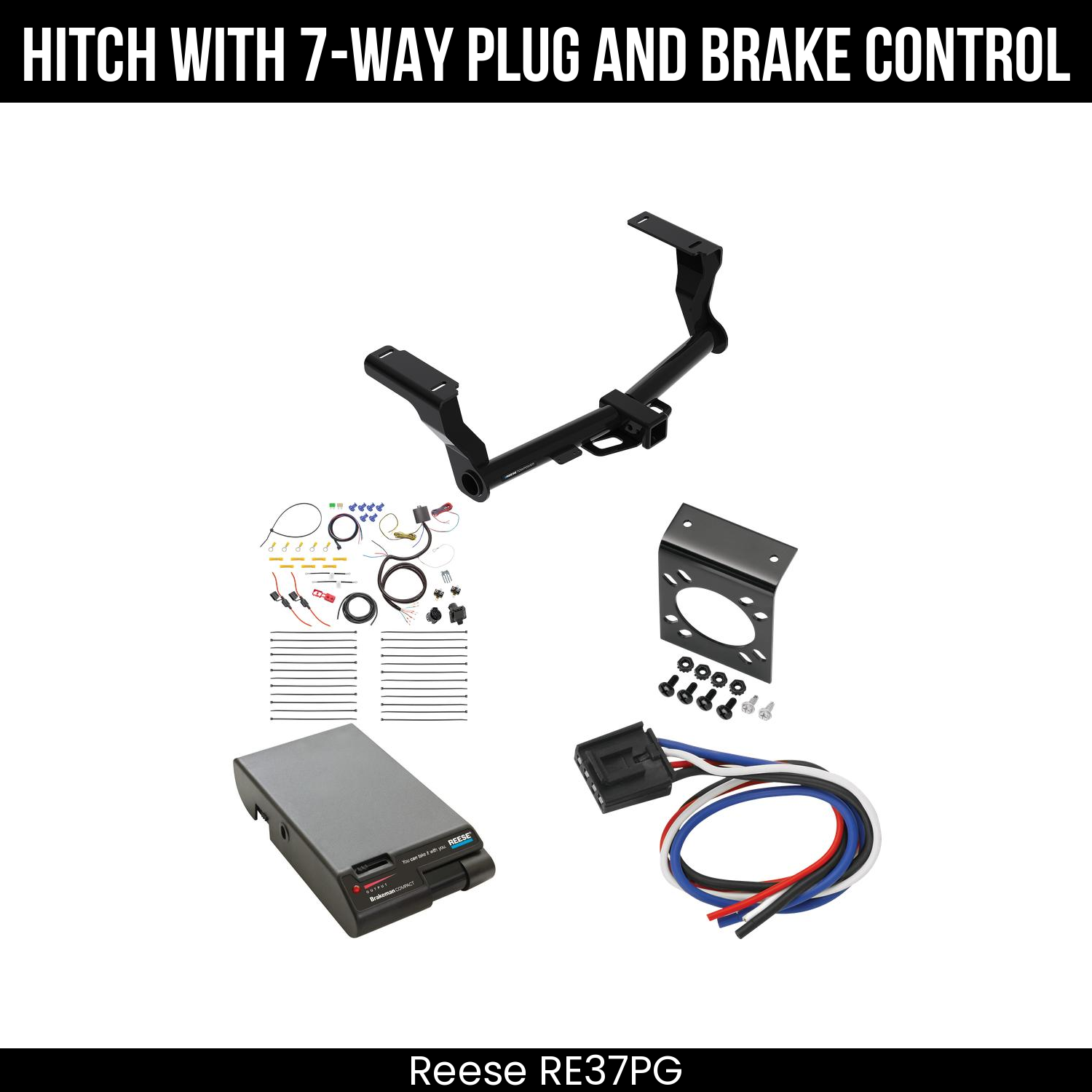 Trailer Hitch , 7-Way , Reese Brakeman Brake Control