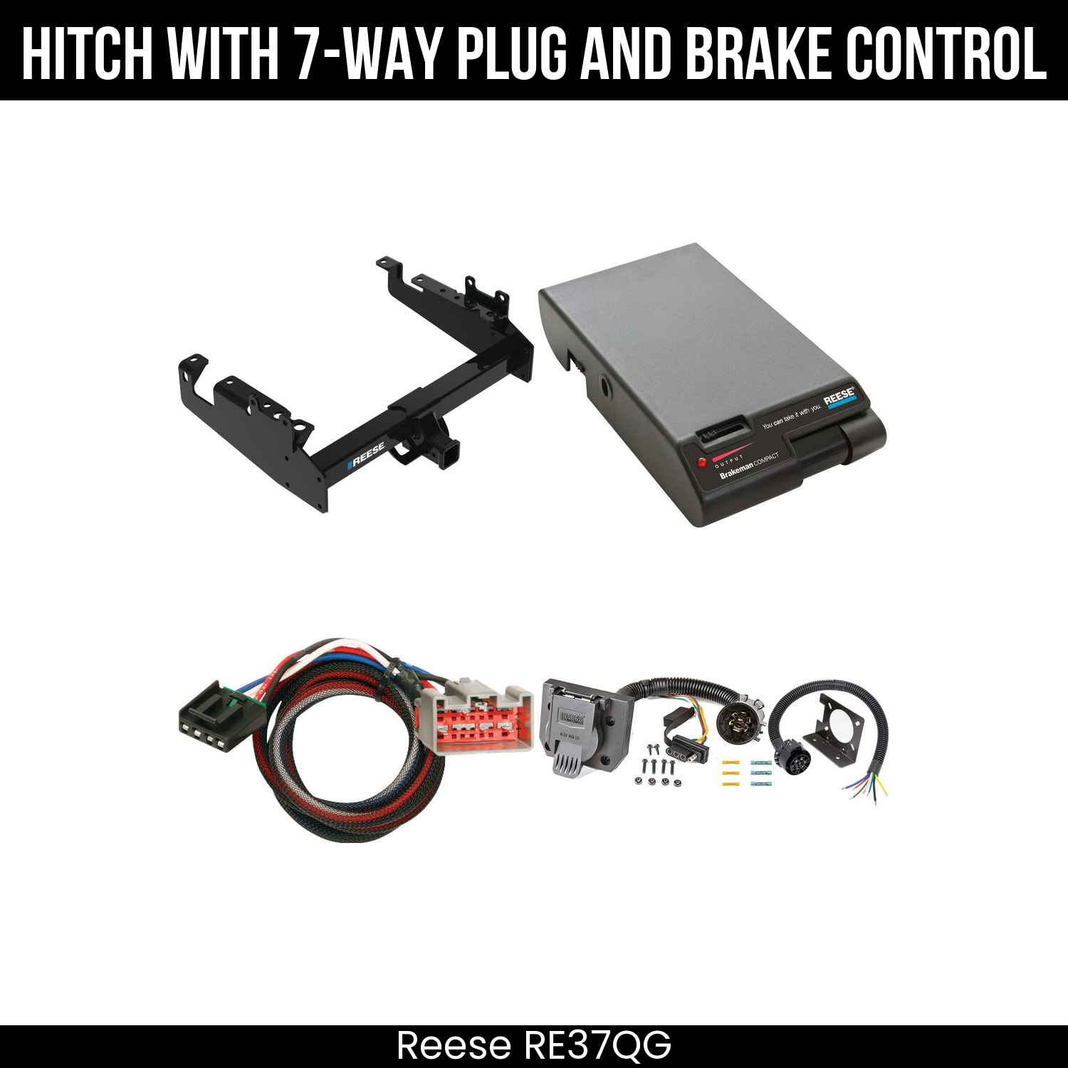 Trailer Hitch , 7-Way , Reese Brakeman Brake Control