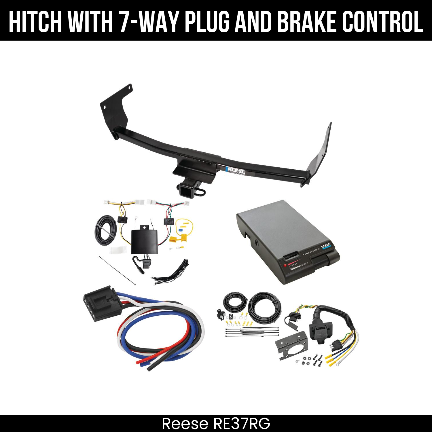 Trailer Hitch , 7-Way , Reese Brakeman Brake Control