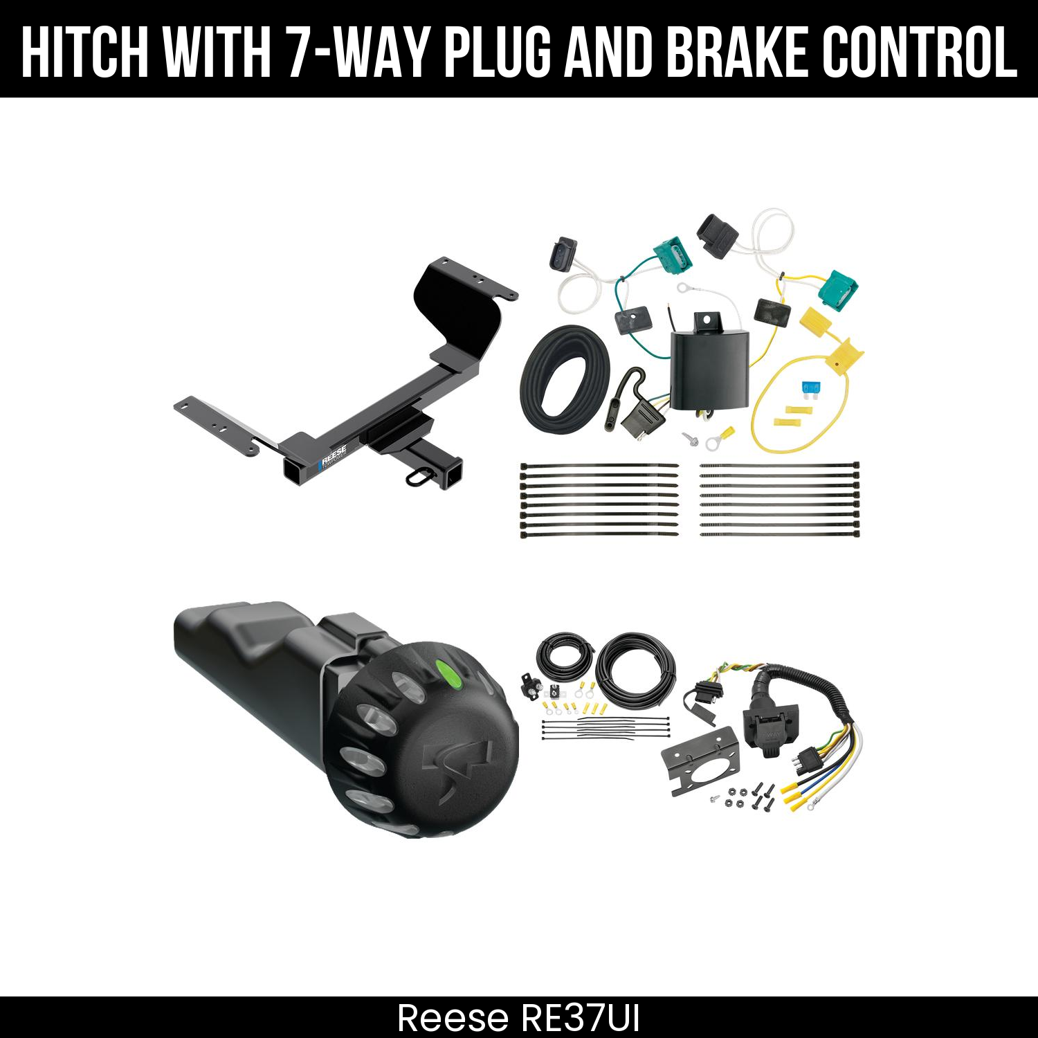 Trailer Hitch , 7-Way , Tekonsha Voyager iD Smart Brake Control