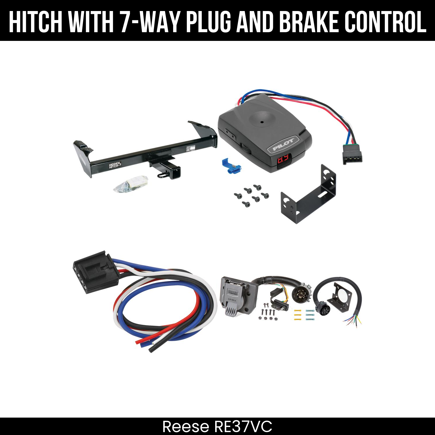 Trailer Hitch , 7-Way , Pro Series Pilot Brake Control