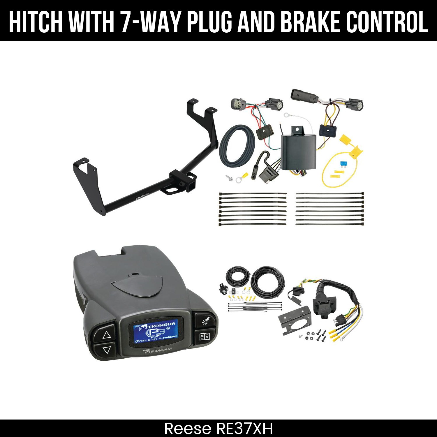 Trailer Hitch , 7-Way , Tekonsha Prodigy P3 Brake Control
