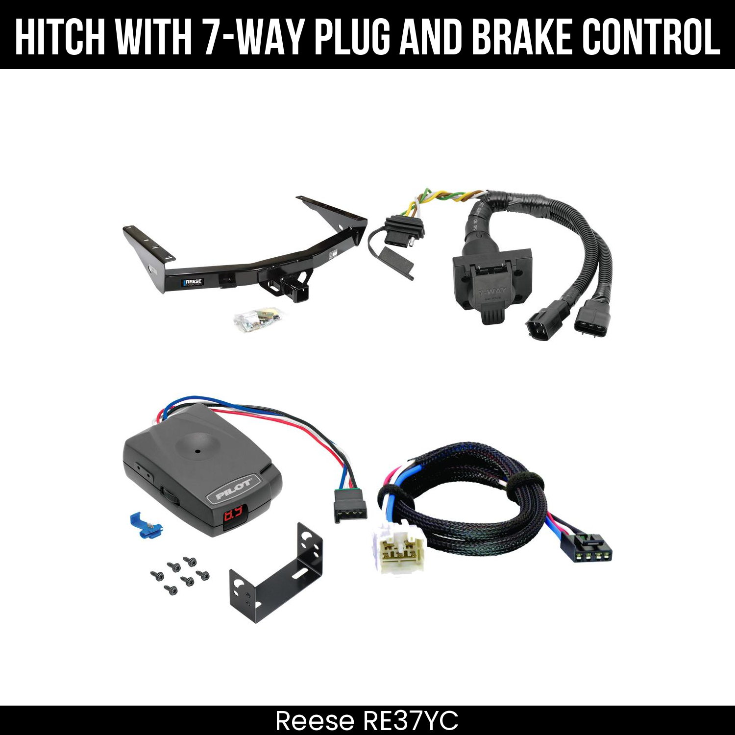 Trailer Hitch , 7-Way , Pro Series Pilot Brake Control