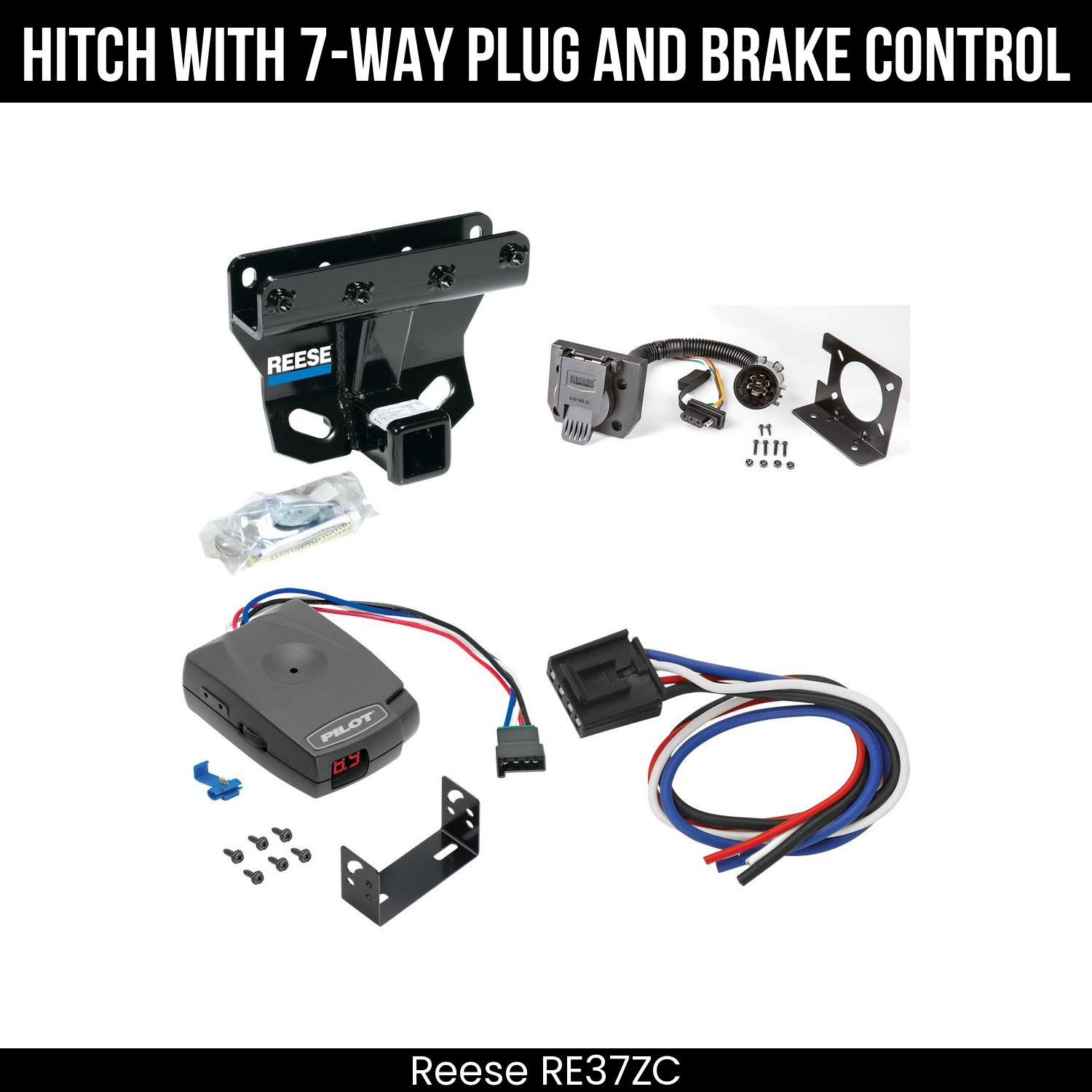 Trailer Hitch , 7-Way , Pro Series Pilot Brake Control