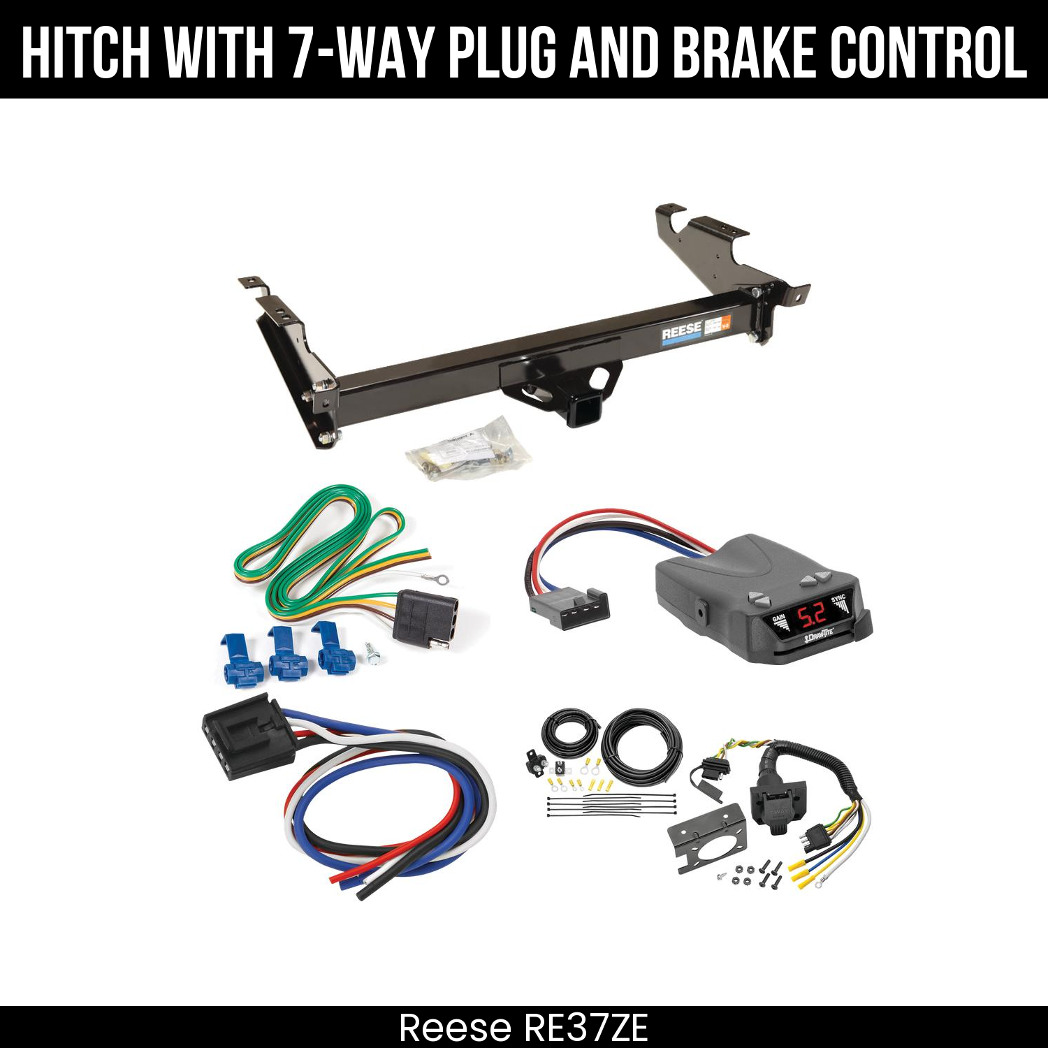 Trailer Hitch , 7-Way , Draw-Tite Activator IV Brake Control