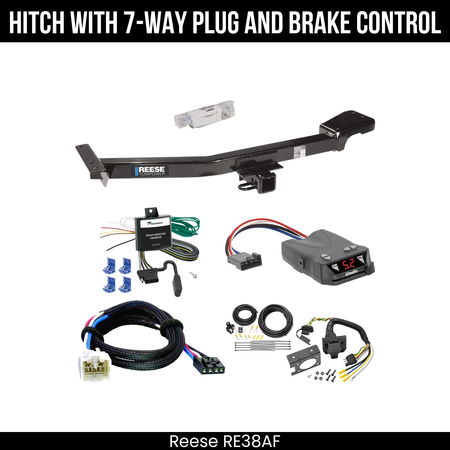 Trailer Hitch , 7-Way , Draw-Tite Activator IV Brake Control