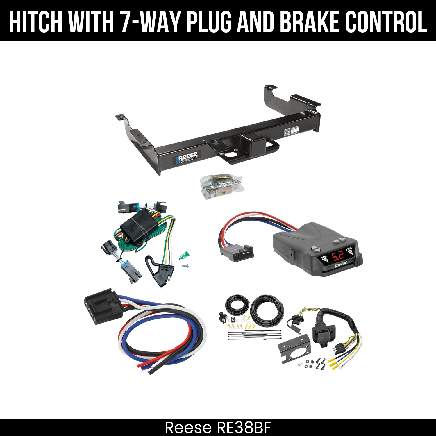 Trailer Hitch , 7-Way , Draw-Tite Activator IV Brake Control