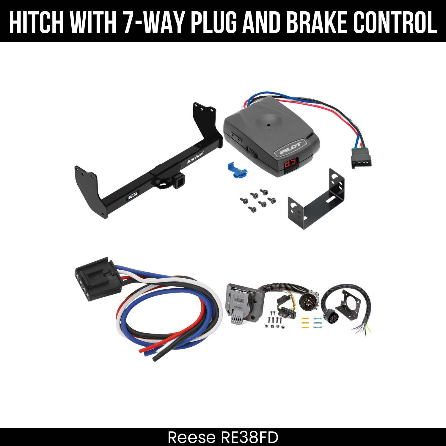 Trailer Hitch , 7-Way , Pro Series Pilot Brake Control