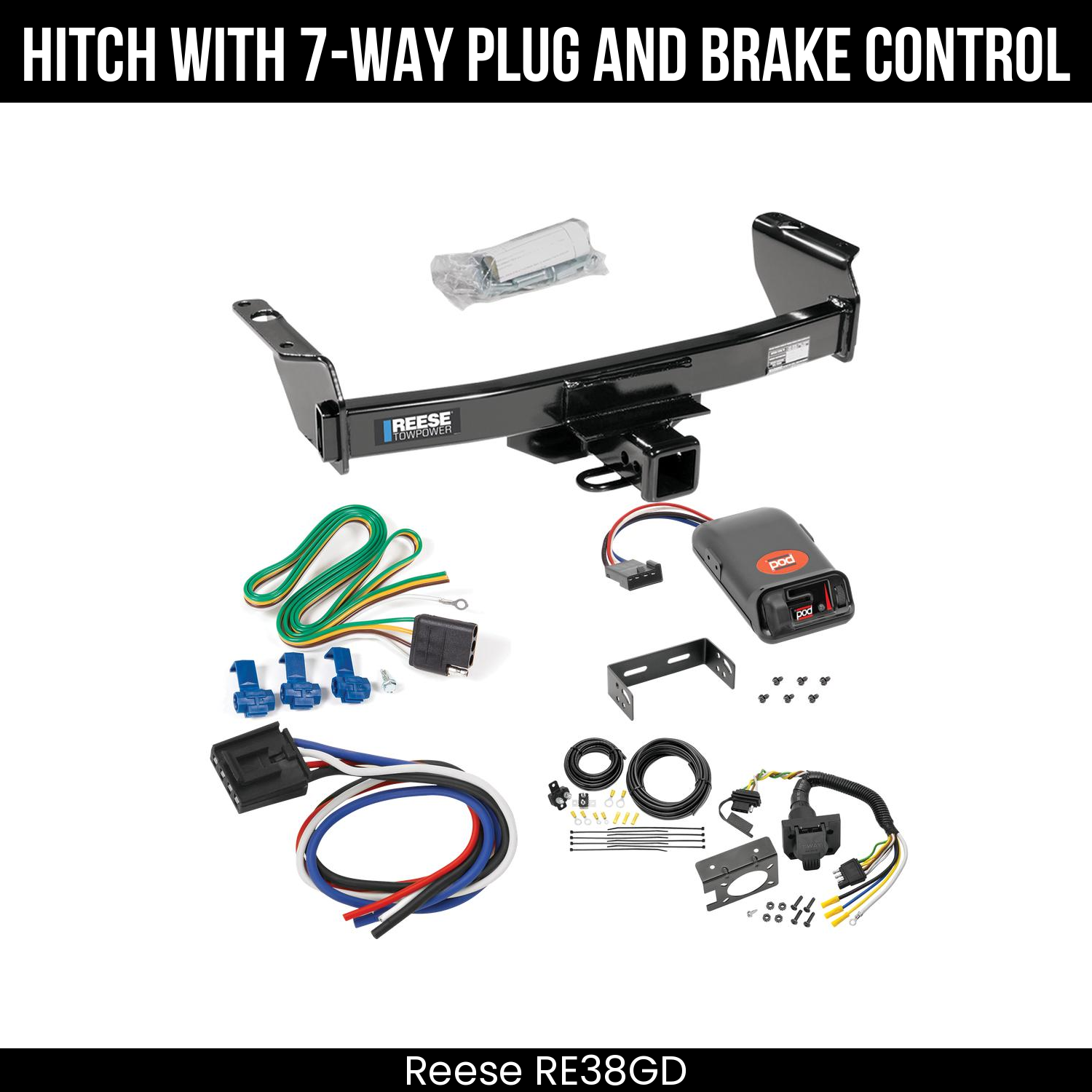 Trailer Hitch , 7-Way , Pro Series POD Brake Control