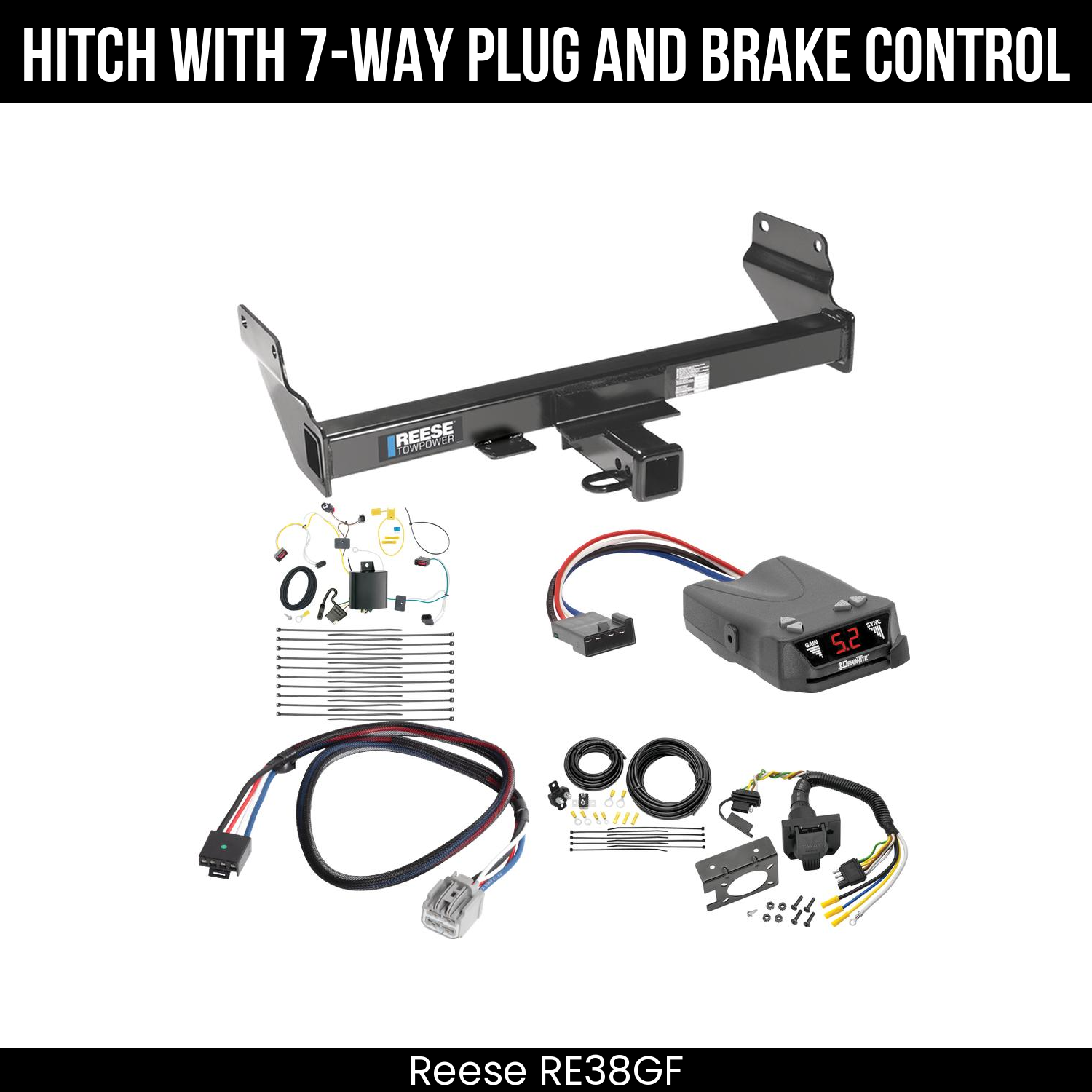 Trailer Hitch , 7-Way , Draw-Tite Activator IV Brake Control
