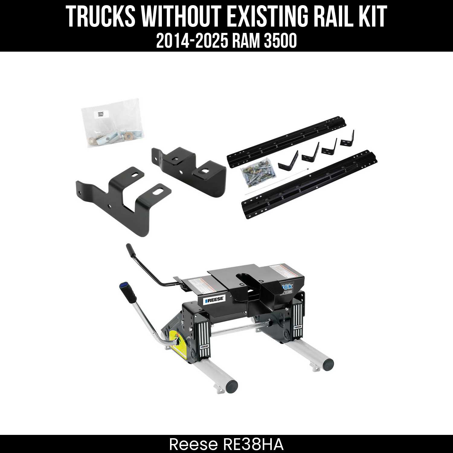 5th Wheel Hitch Bracket Kit,5th Wheel Hitch Mounting Rail & Bracket Kit,Replacement 5th Wheel Head,5th Wheel Round Tube Slider