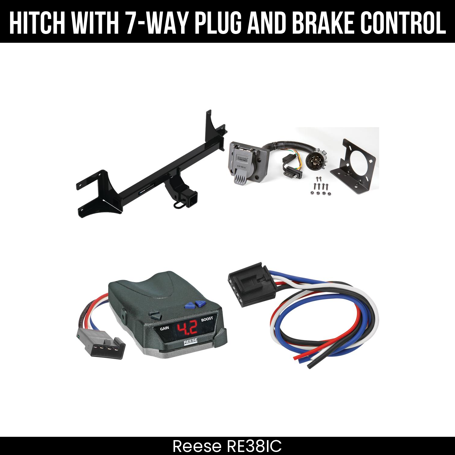 Trailer Hitch , 7-Way , Reese Brake EVN Control