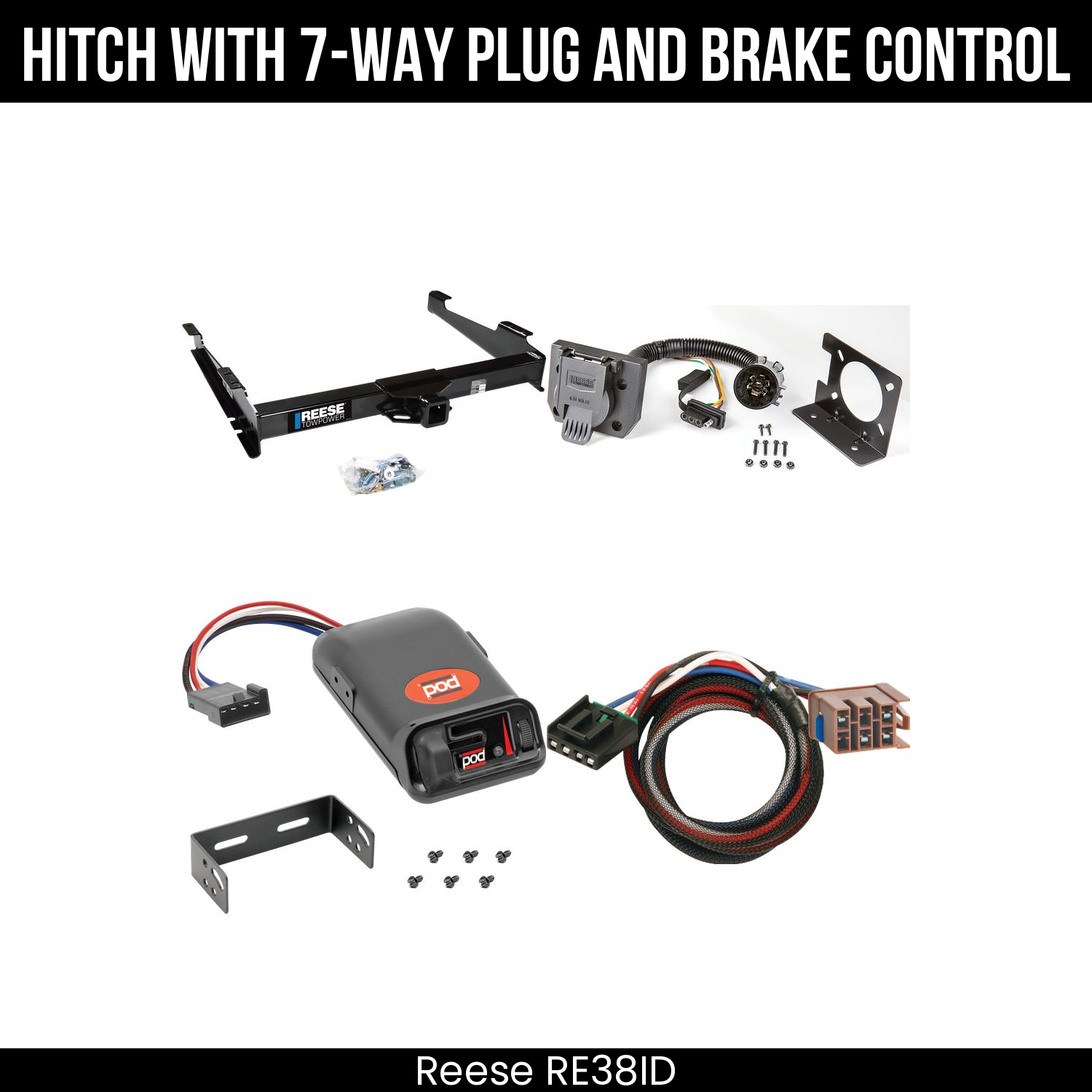 Trailer Hitch , 7-Way , Pro Series POD Brake Control