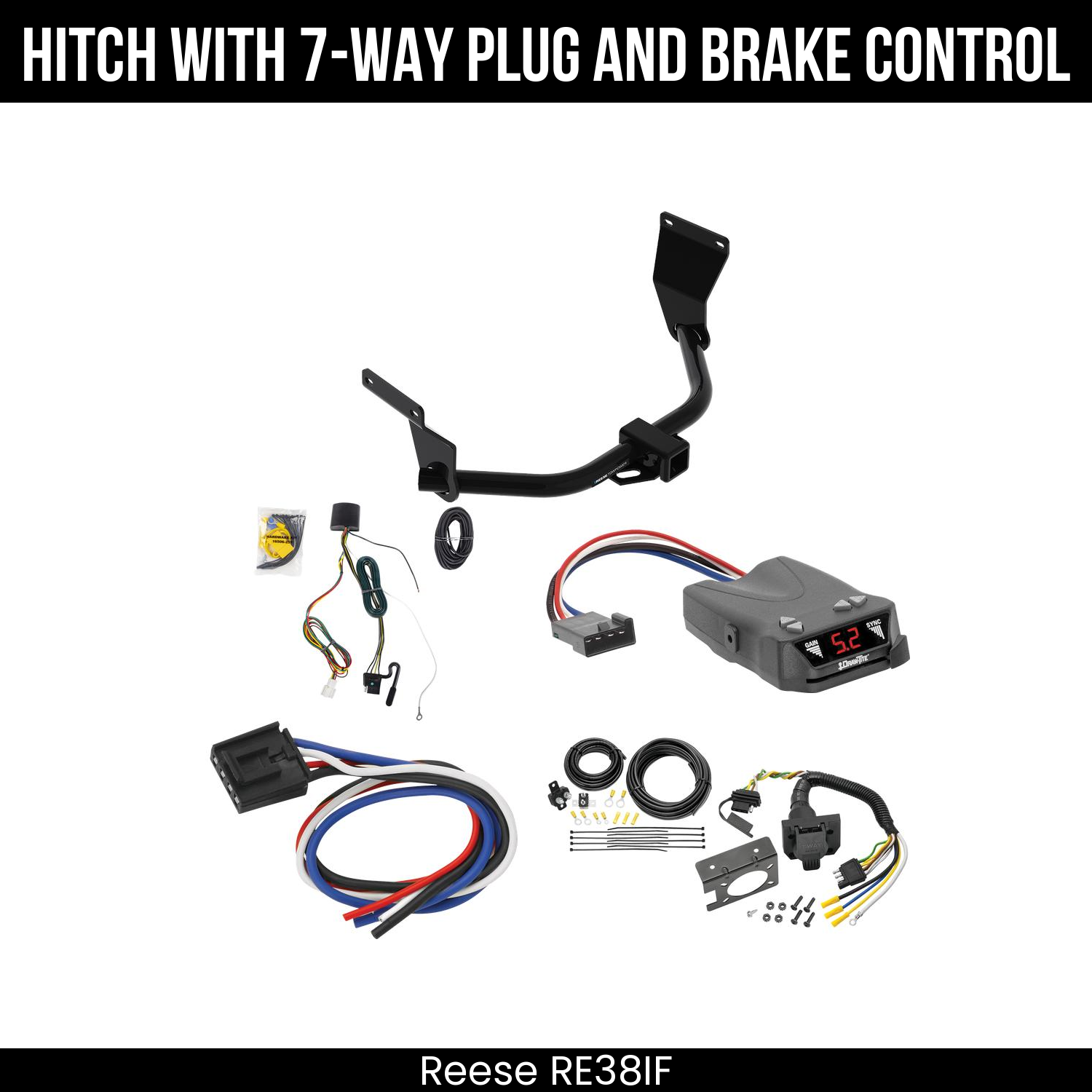 Trailer Hitch , 7-Way , Draw-Tite Activator IV Brake Control