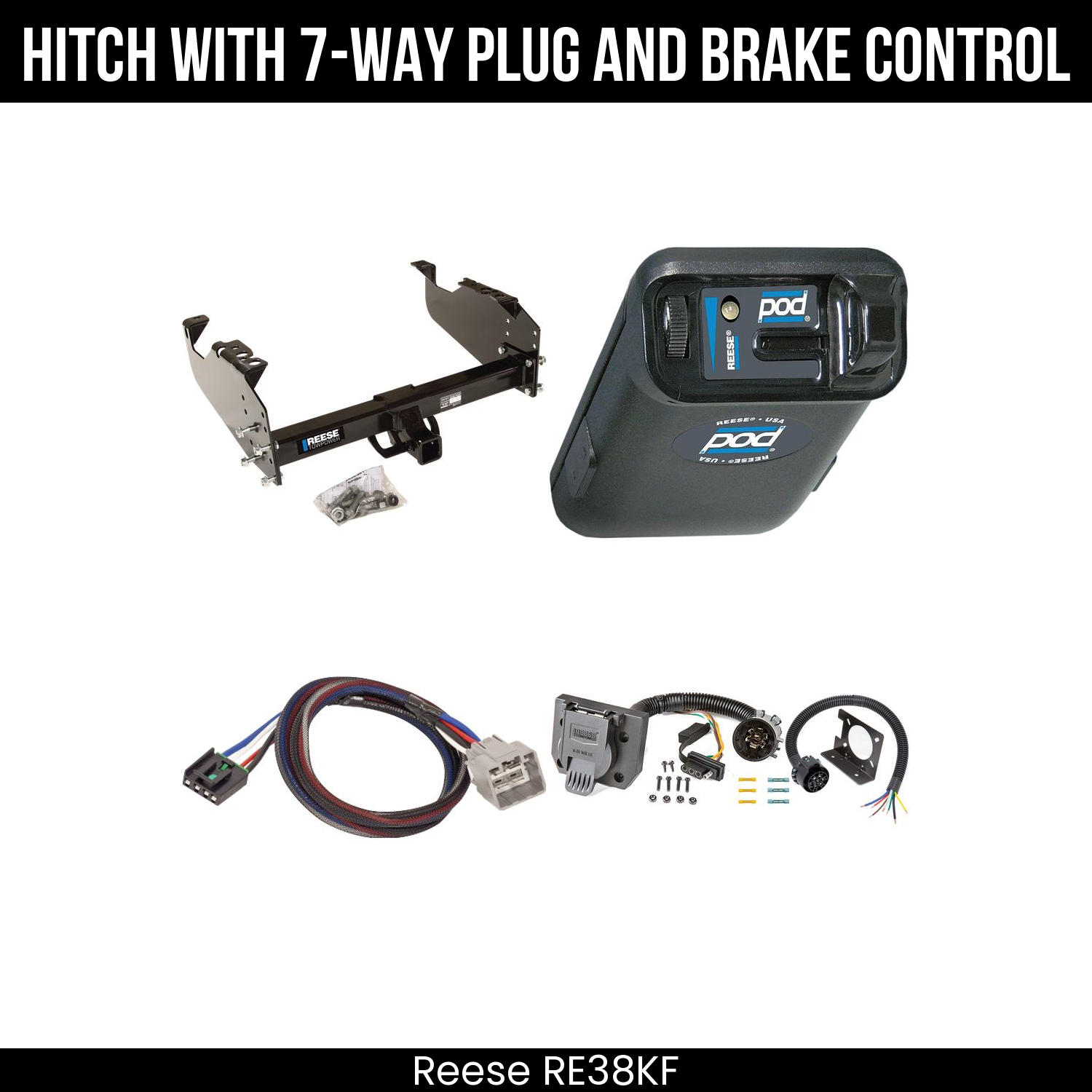 Trailer Hitch , 7-Way , Reese POD Brake Control