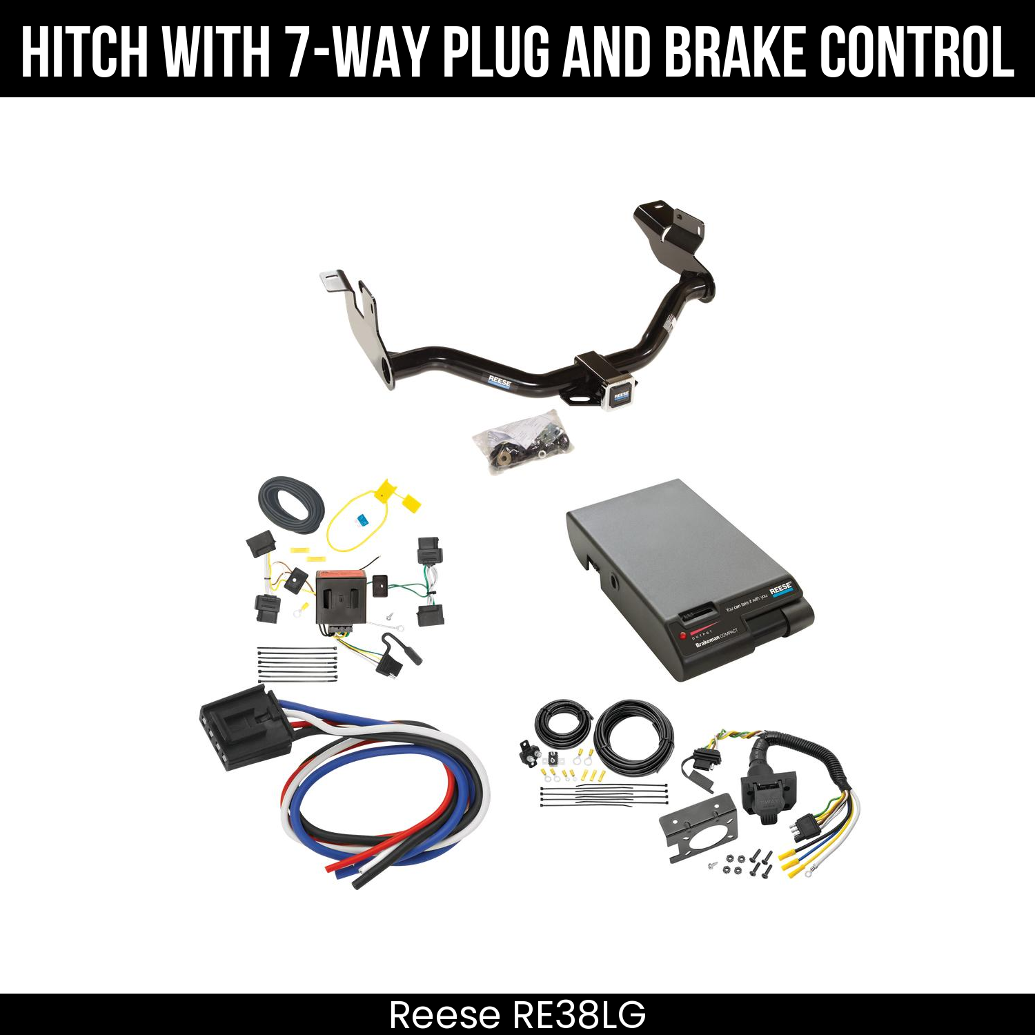 Trailer Hitch , 7-Way , Reese Brakeman Brake Control