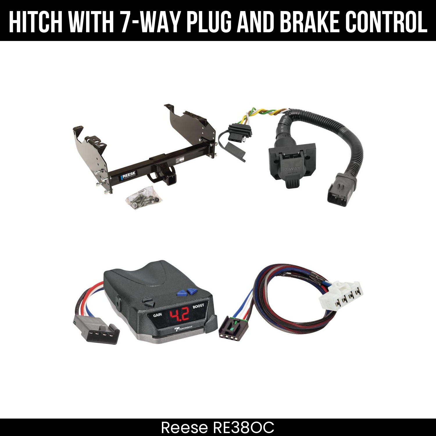 Trailer Hitch , 7-Way , Tekonsha Brake EVN Control