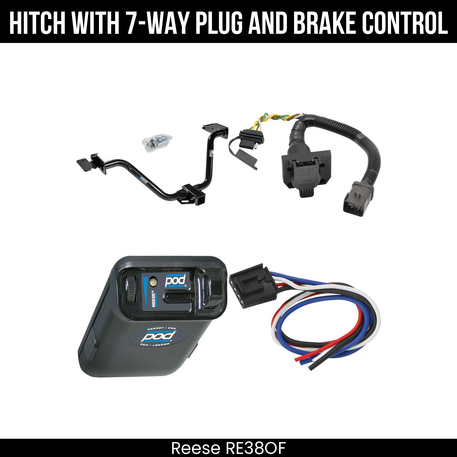 Trailer Hitch , 7-Way , Reese POD Brake Control