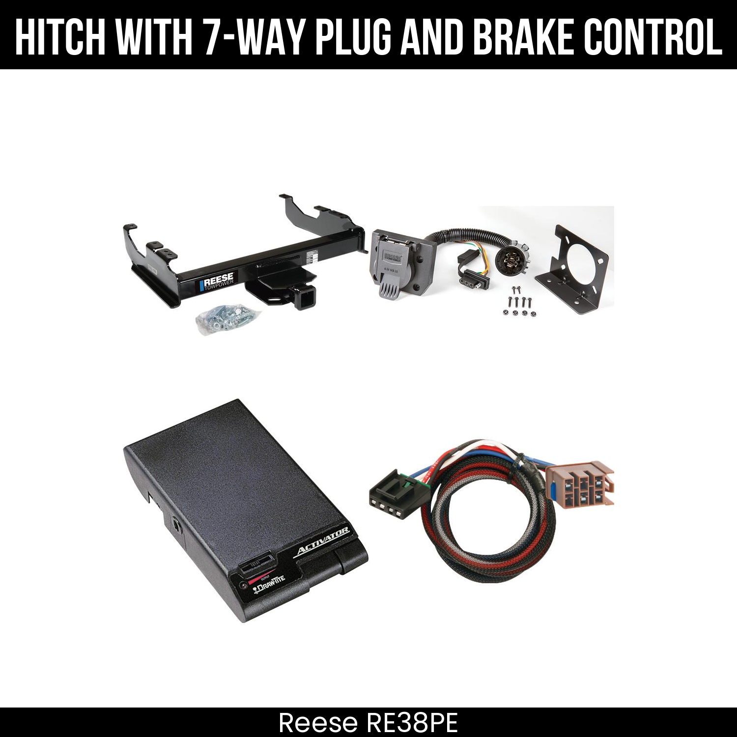 Trailer Hitch , 7-Way , Draw-Tite Activator Brake Control