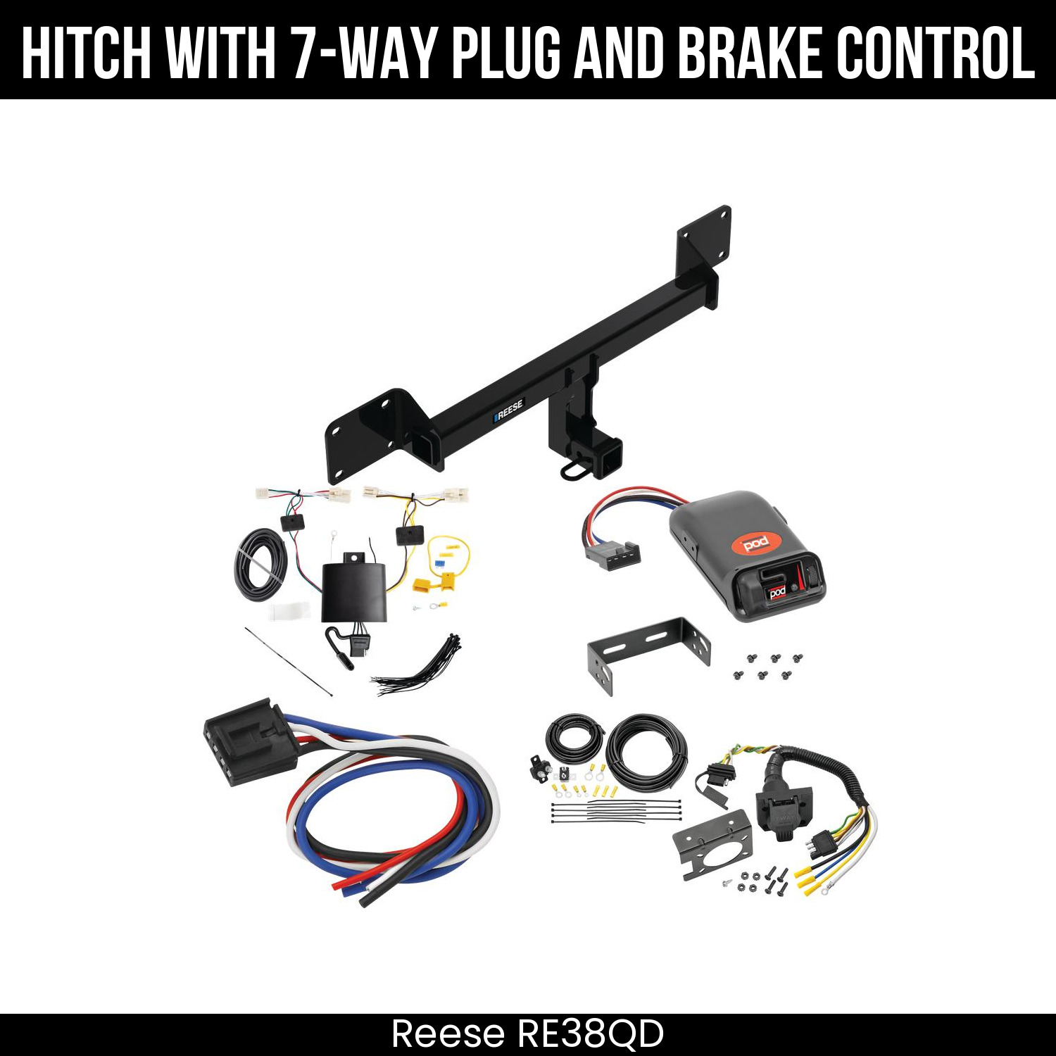Trailer Hitch , 7-Way , Pro Series POD Brake Control