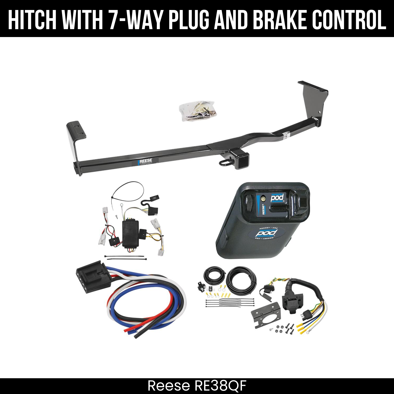 Trailer Hitch , 7-Way , Reese POD Brake Control