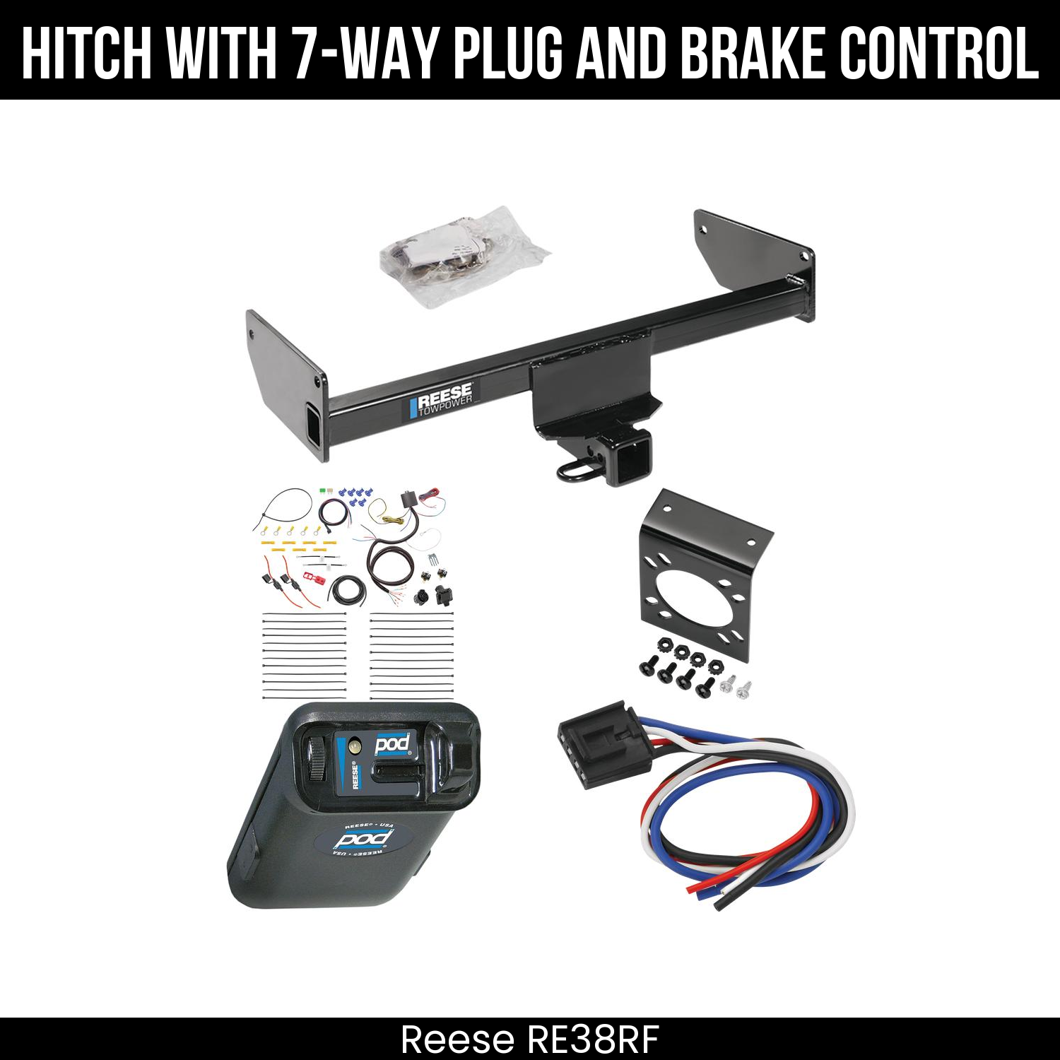 Trailer Hitch , 7-Way , Reese POD Brake Control