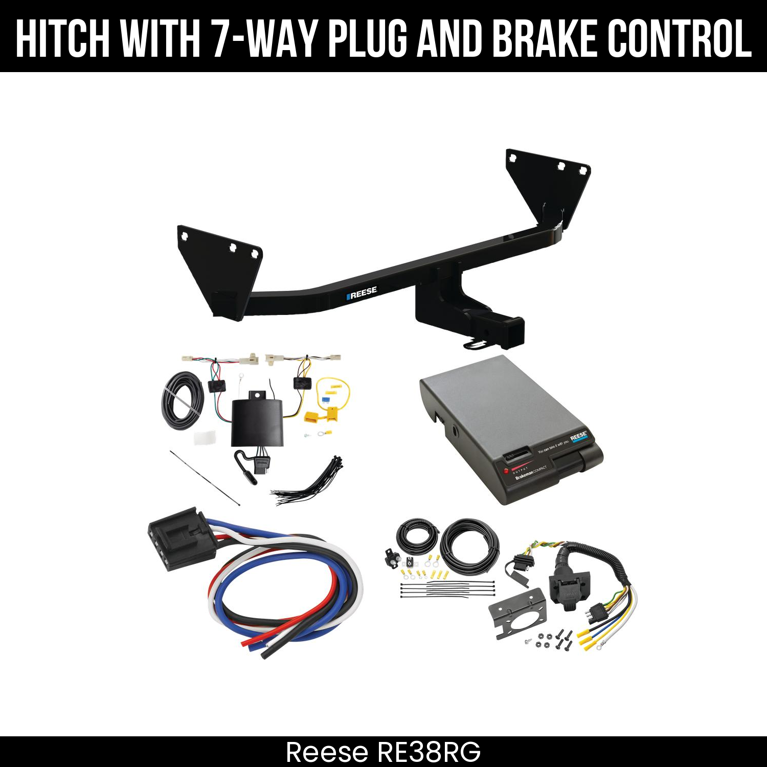 Trailer Hitch , 7-Way , Reese Brakeman Brake Control
