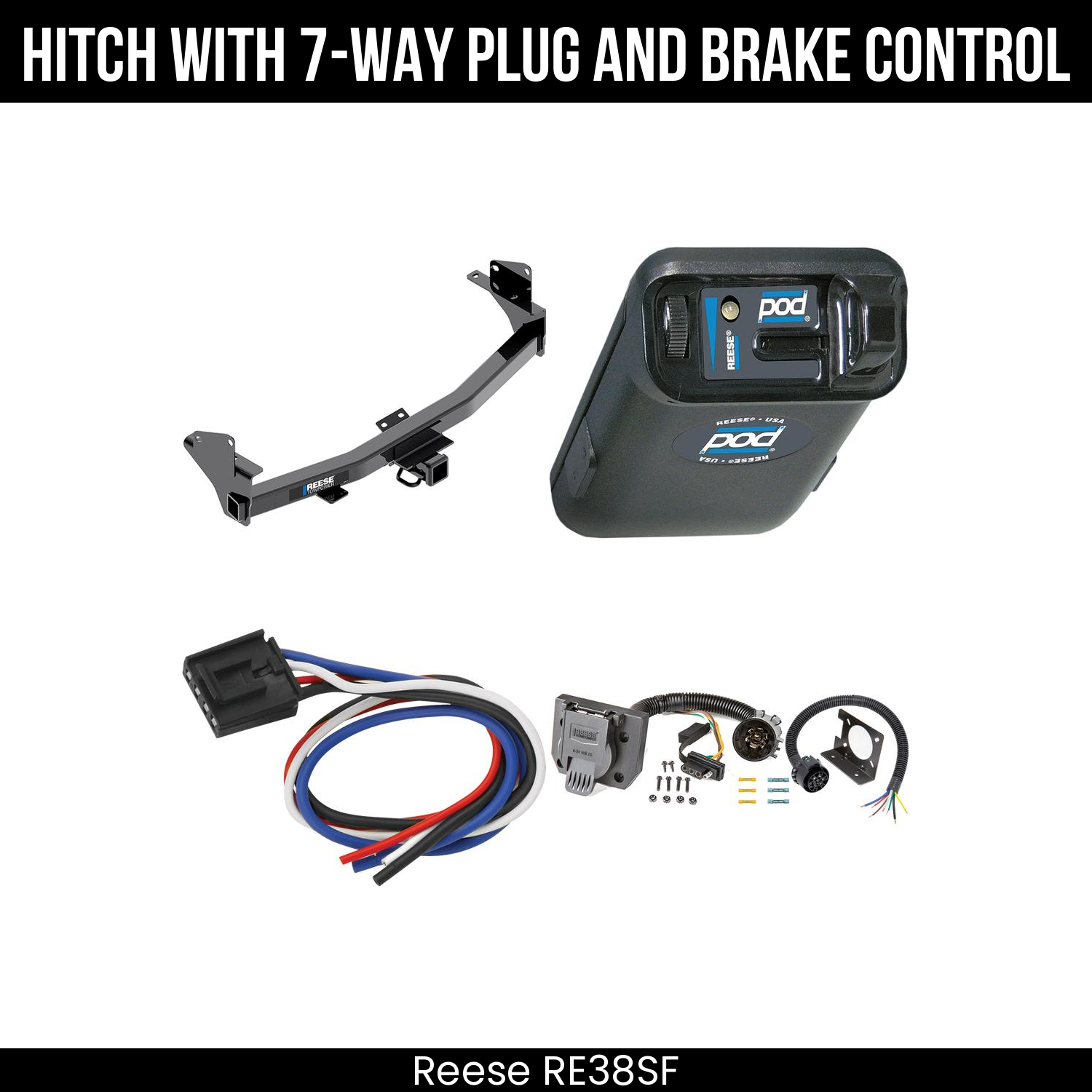 Trailer Hitch , 7-Way , Reese POD Brake Control