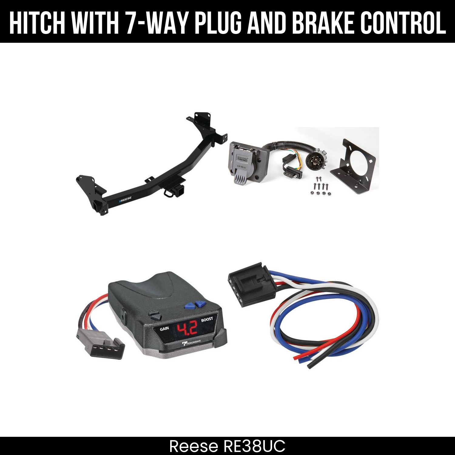 Trailer Hitch , 7-Way , Tekonsha Brake EVN Control