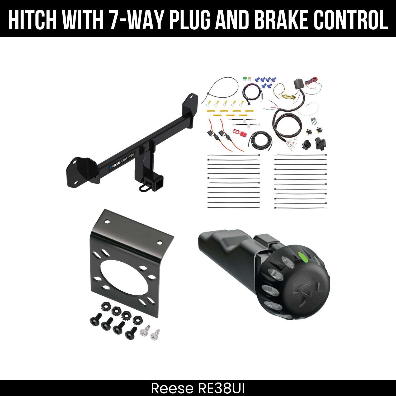 Trailer Hitch , 7-Way , Tekonsha Voyager iD Smart Brake Control