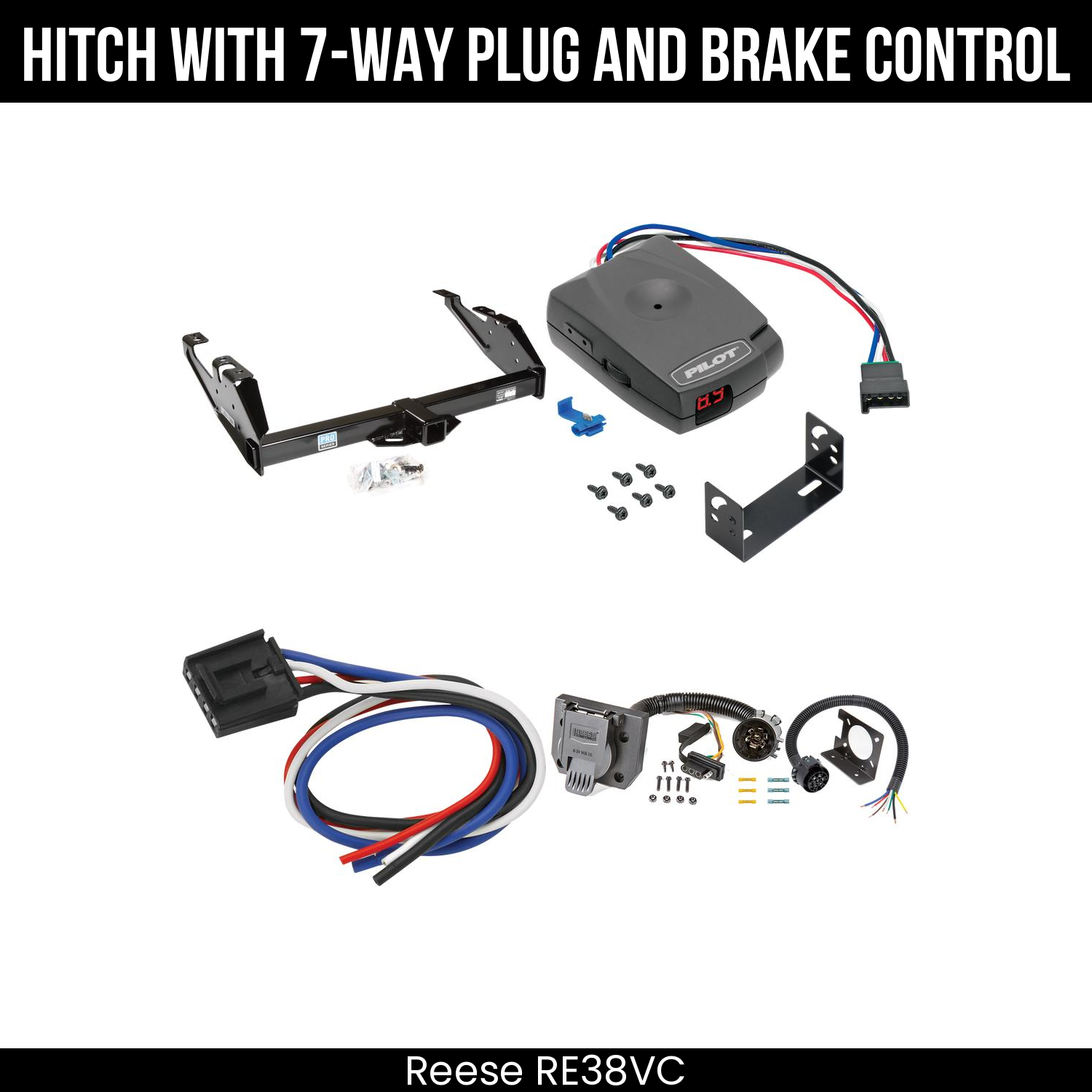 Trailer Hitch , 7-Way , Pro Series Pilot Brake Control