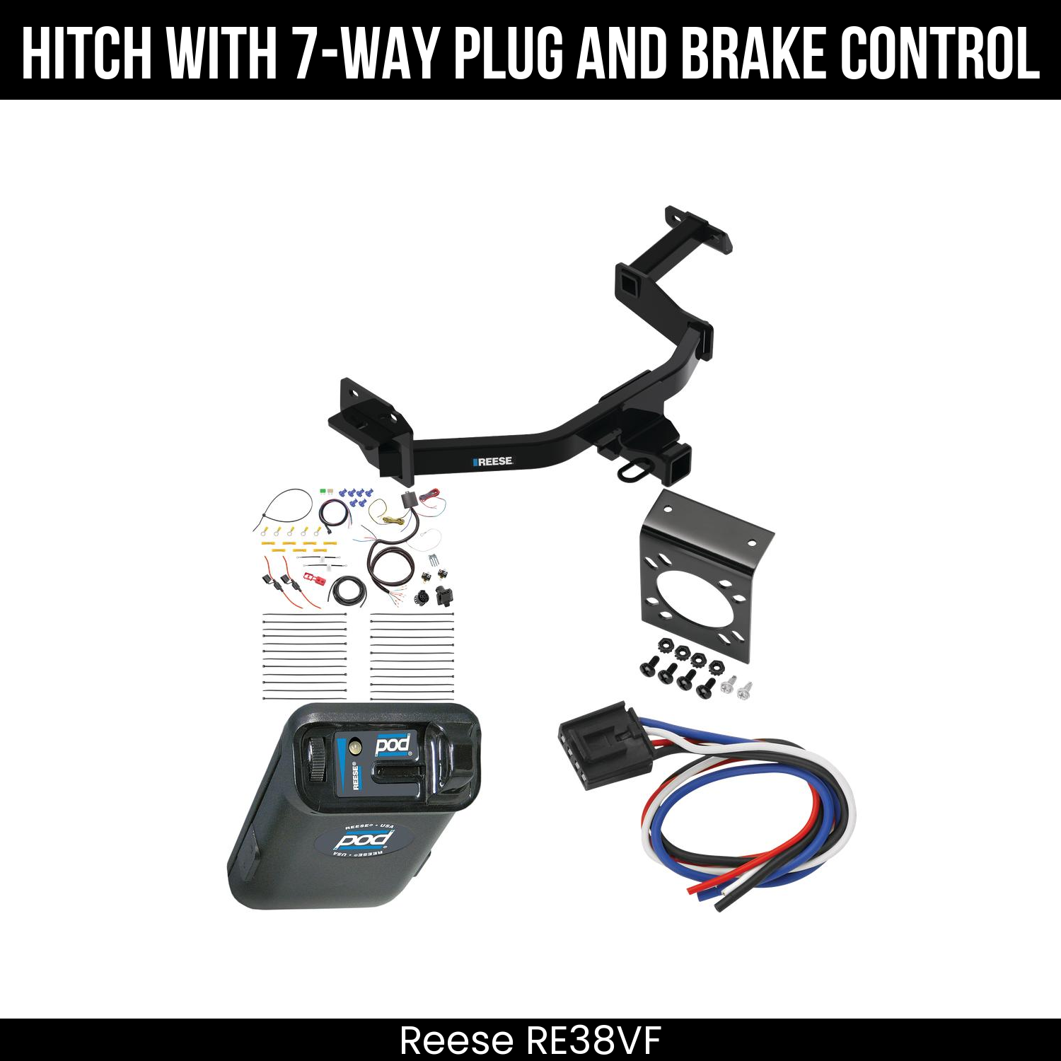 Trailer Hitch , 7-Way , Reese POD Brake Control