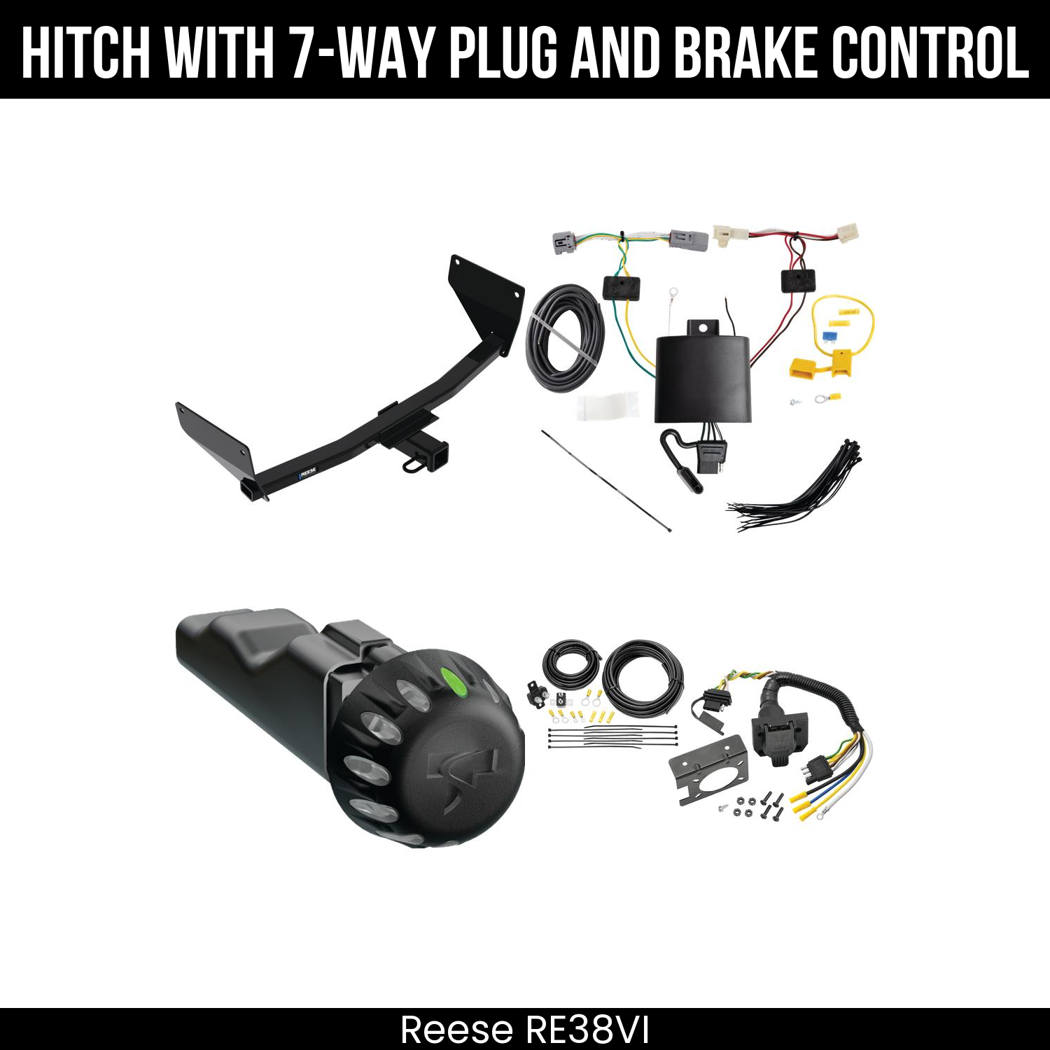 Trailer Hitch , 7-Way , Tekonsha Voyager iD Smart Brake Control