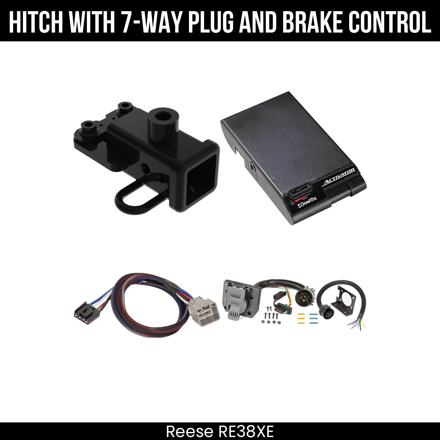 Trailer Hitch , 7-Way , Draw-Tite Activator Brake Control