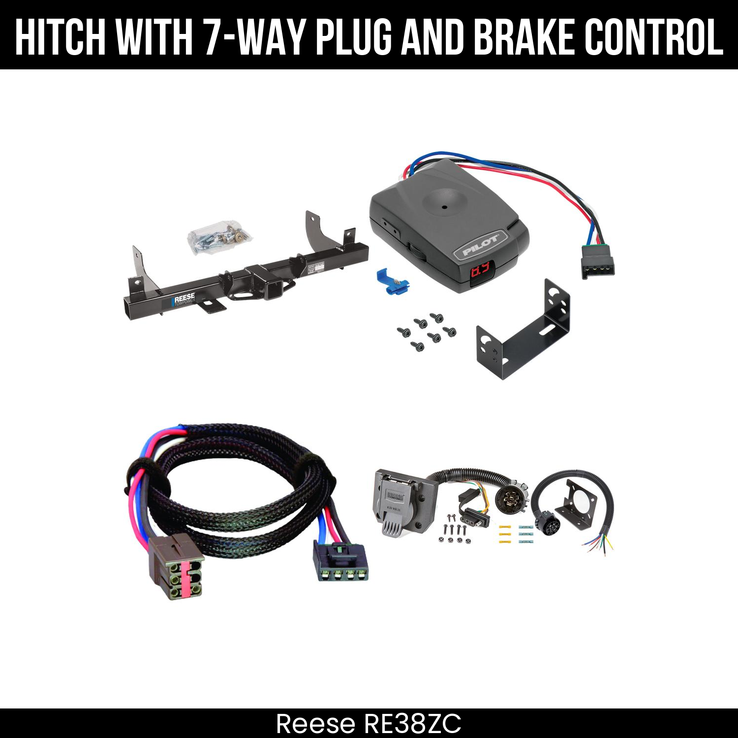 Trailer Hitch , 7-Way , Pro Series Pilot Brake Control