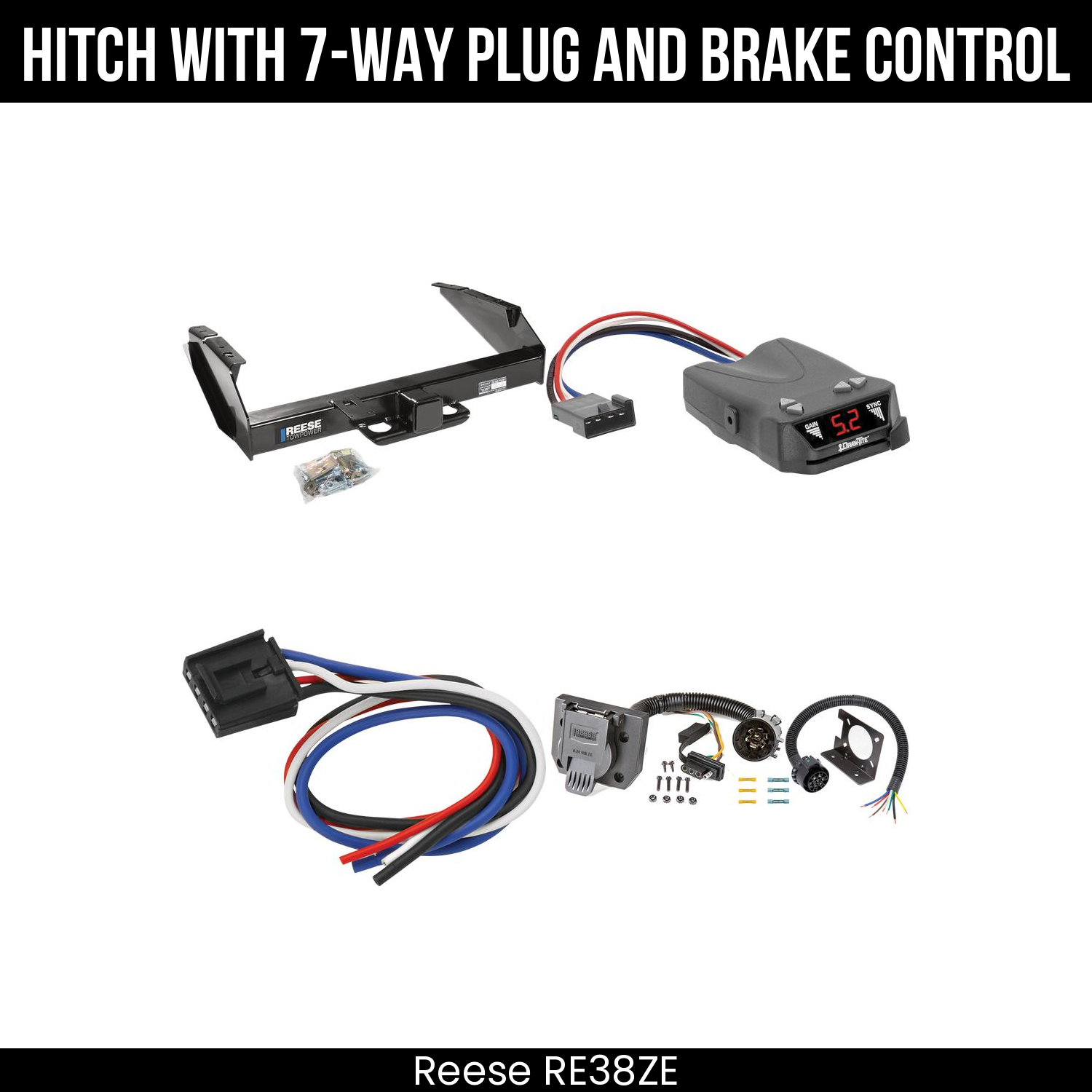Trailer Hitch , 7-Way , Draw-Tite Activator IV Brake Control
