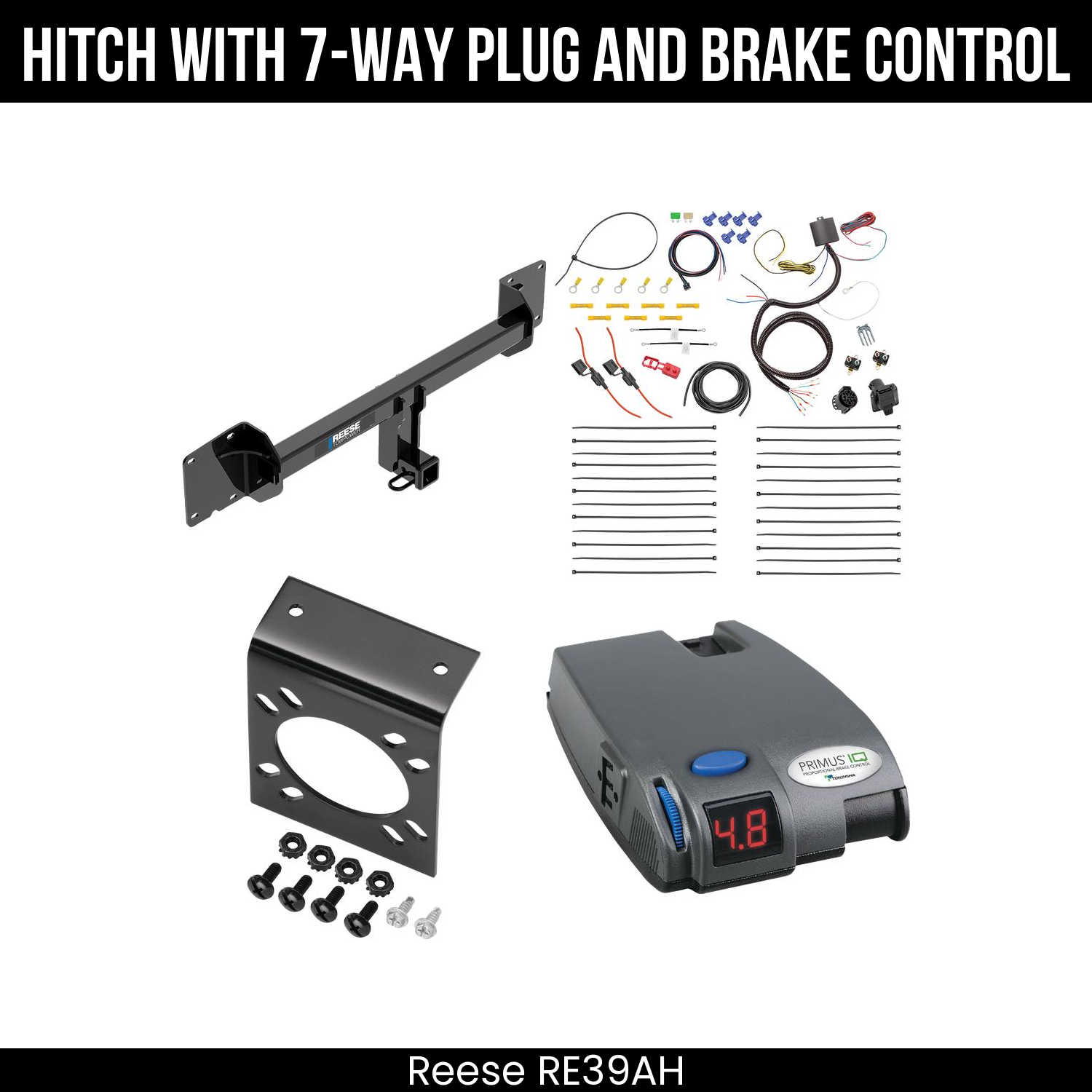 Trailer Hitch , 7-Way , Tekonsha Primus IQ Brake Control